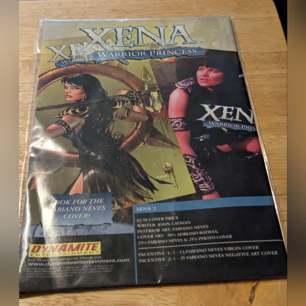 Xena (Dynamite) #1 Dynamite COMIC BOOK  Warrior Princess John Layman - Picture 2 of 6